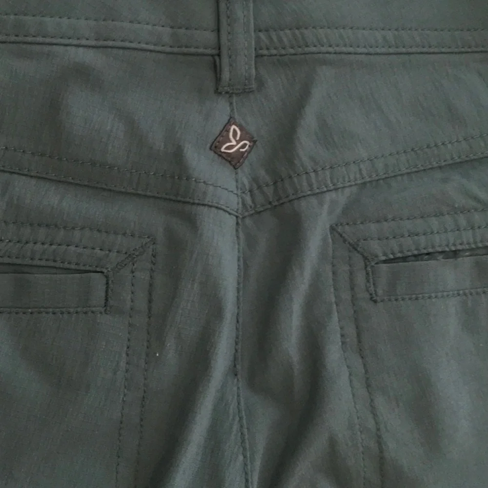 Prana Ravenna Knickers NWOT - dark teal green - size 6 - Picture 10 of 12